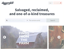 Tablet Screenshot of diggerslist.com